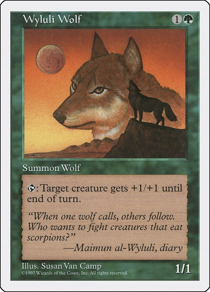 Wyluli Wolf [5ED] - MTG Single