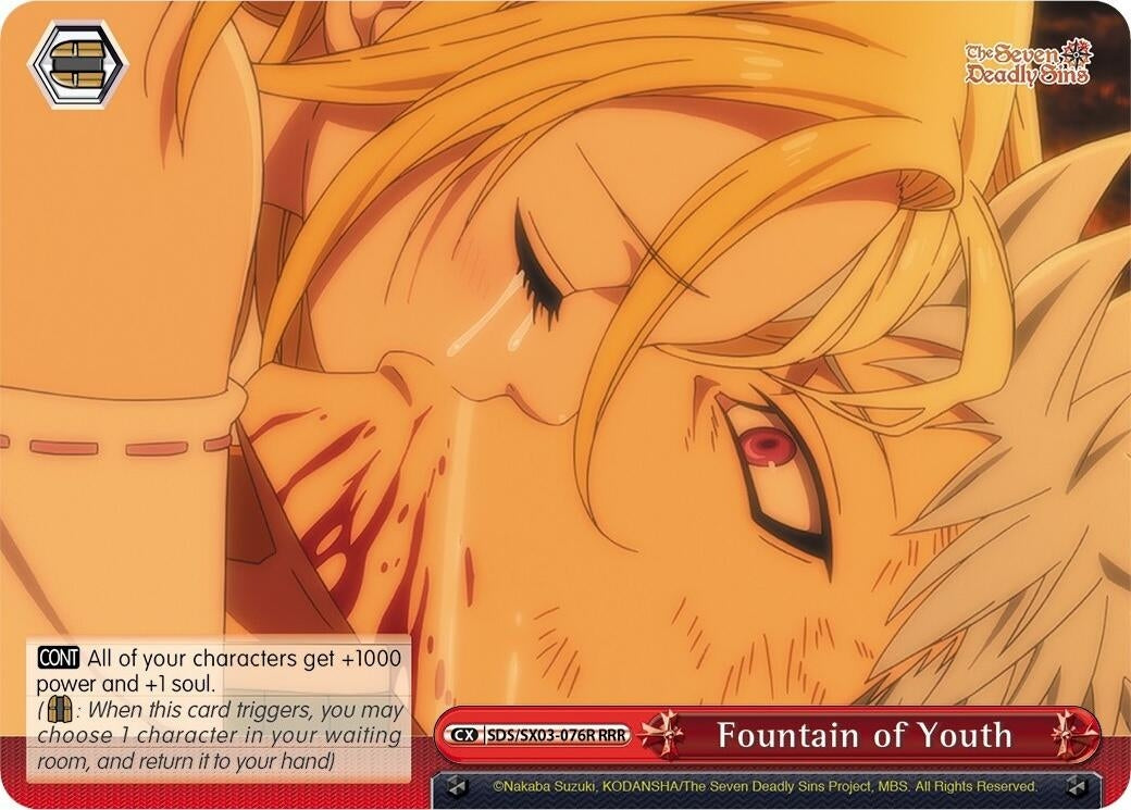 Fountain of Youth (RRR) (3076) [SDS/SX03] - Weiss Schwarz Single