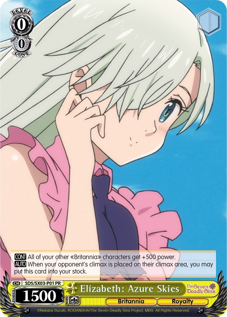 Elizabeth: Azure Skies (301) [SDS] - Weiss Schwarz Single