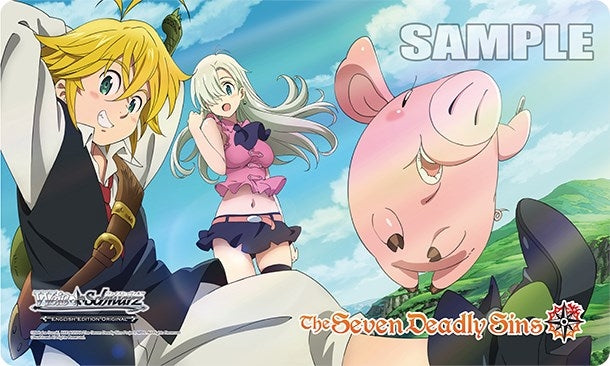 Weiss Schwarz Preorder Playmat - The Seven Deadly Sins - Playmats Sealed