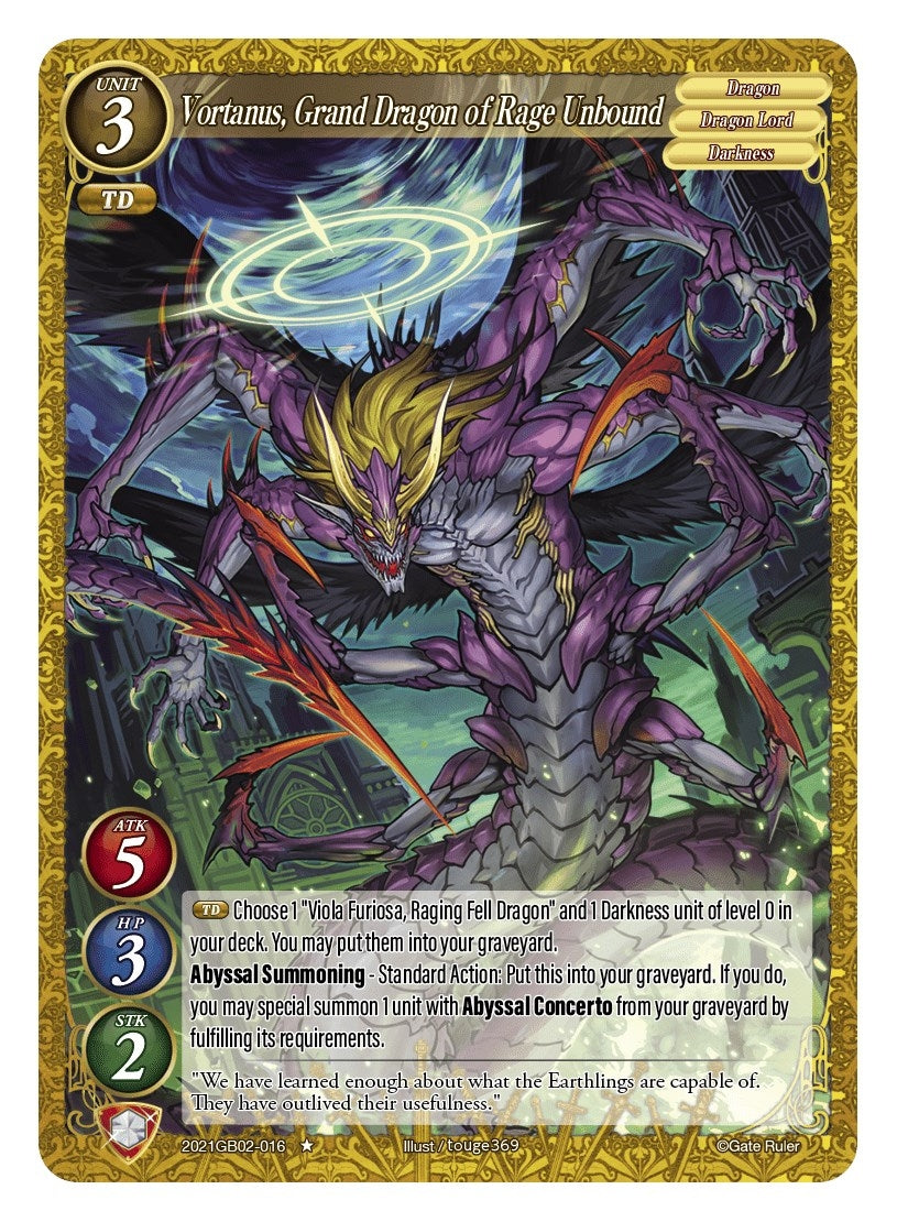 Vortanus Grand Dragon of Rage Unbound (2021) [GB02] - Gate Ruler Single