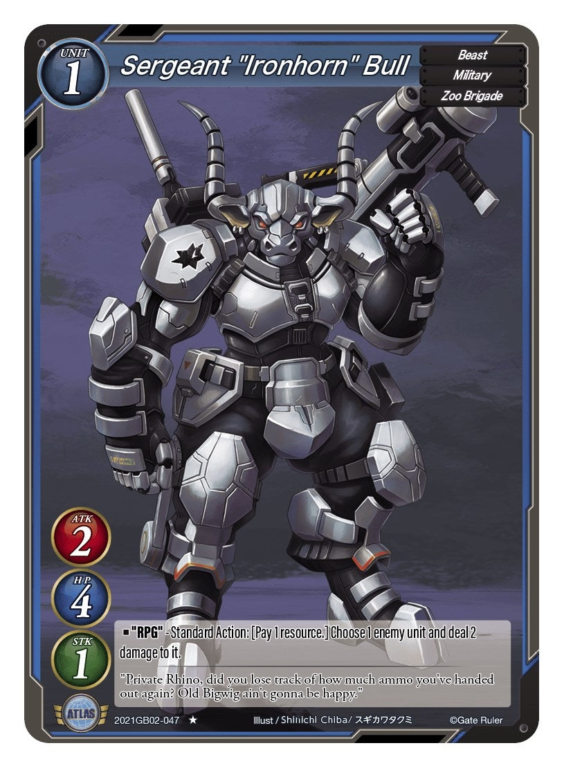Sergeant ’Ironhorn’ Bull (2021) [GB02] - Gate Ruler Single
