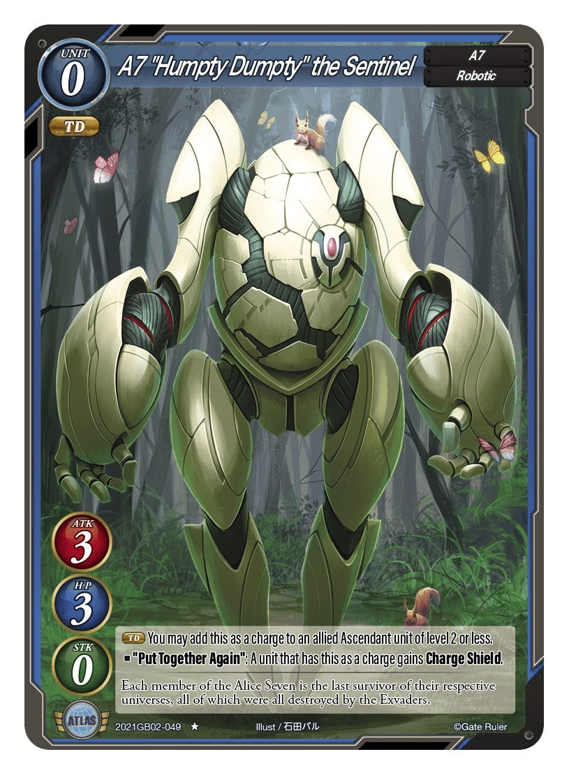 A7 ’Humpty Dumpty’ the Sentinel (2021) [GB02] - Gate Ruler Single