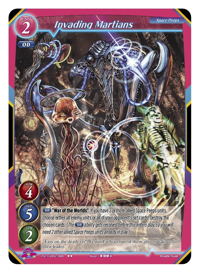 Invading Martians (2021) [GB02] - Gate Ruler Single