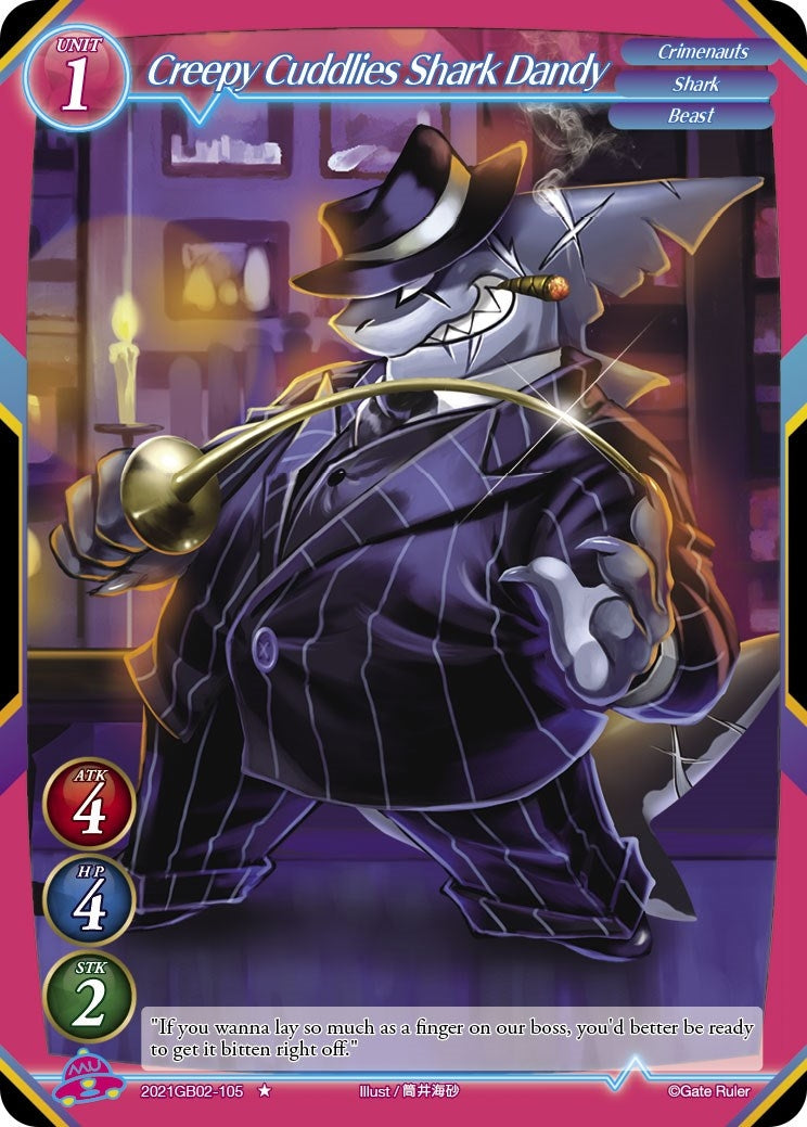 Creepy Cuddlies Shark Dandy (2021) [GB02] - Gate Ruler Single