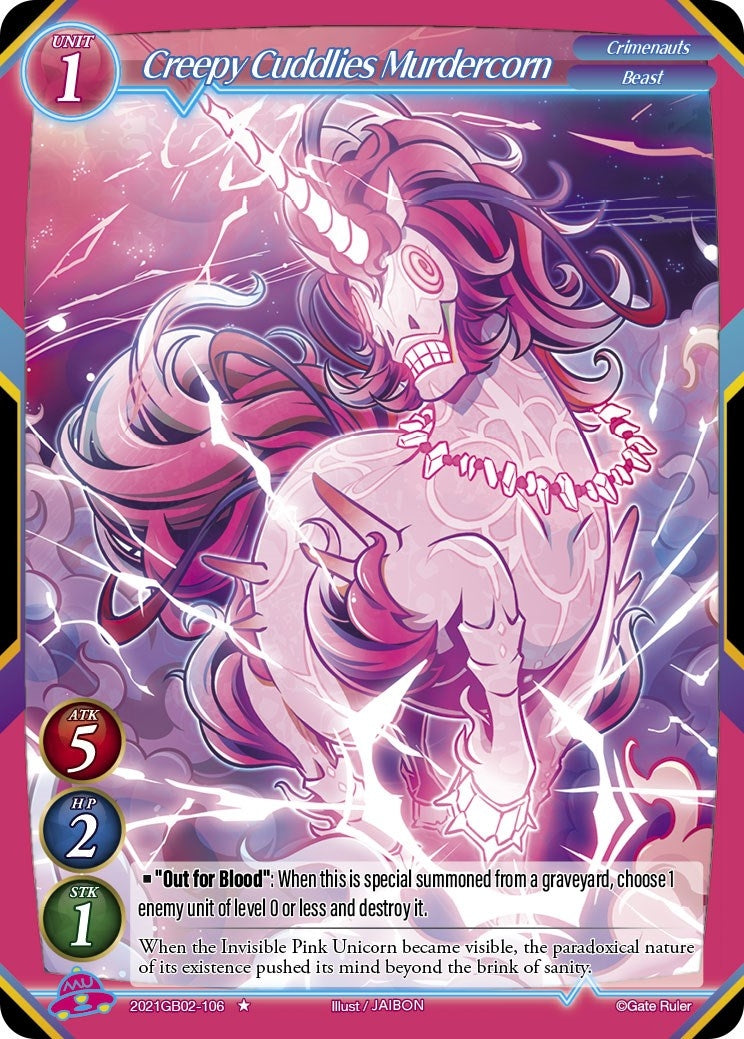 Creepy Cuddlies Murdercorn (2021) [GB02] - Gate Ruler Single