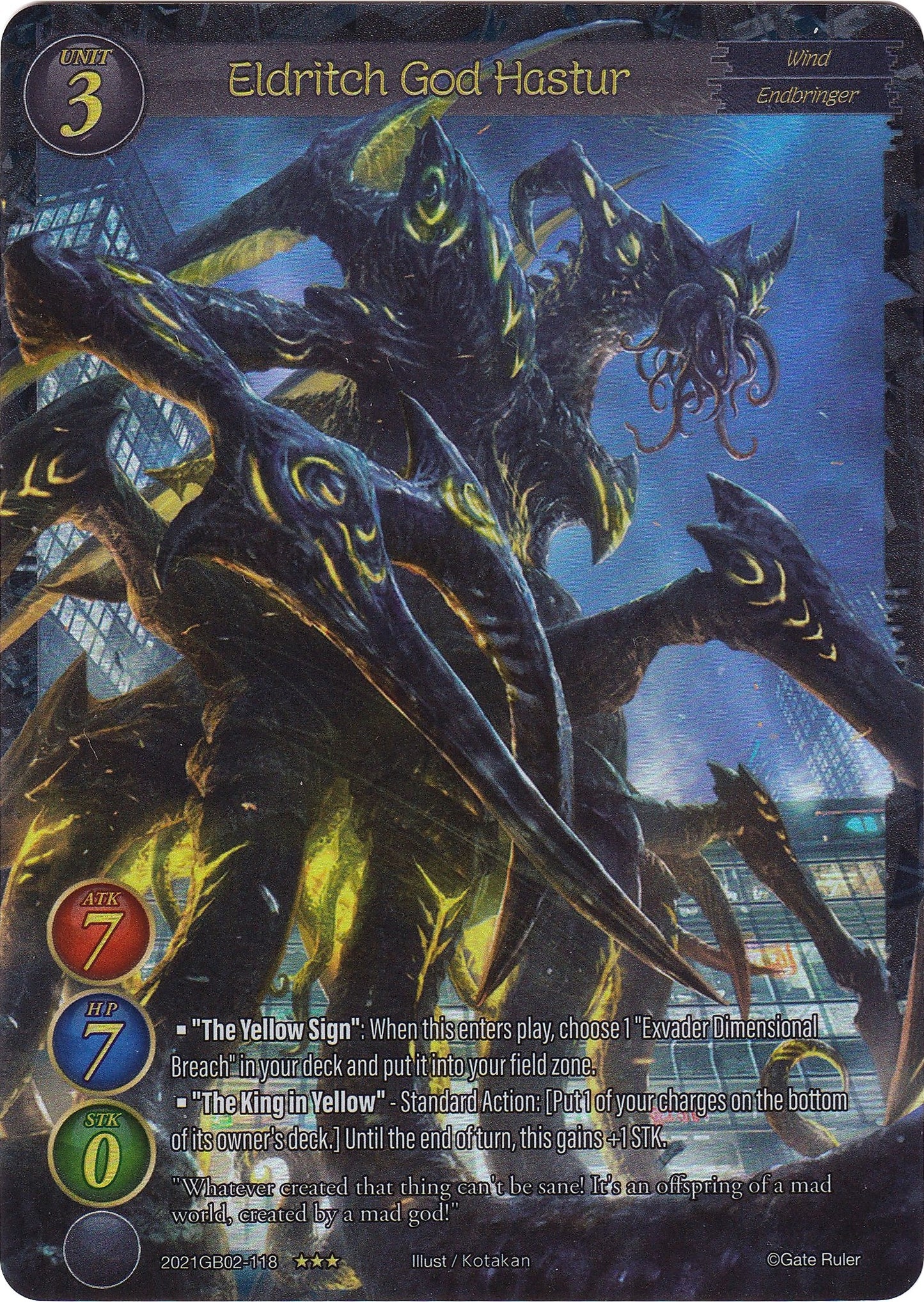 Eldritch God Hastur (Extended Art) (2021) [GB02] - Gate Ruler Single