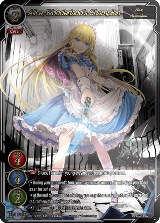 Alice Wonderland’s Champion (Uber Rare) (2021) [GB02] - Gate Ruler Single