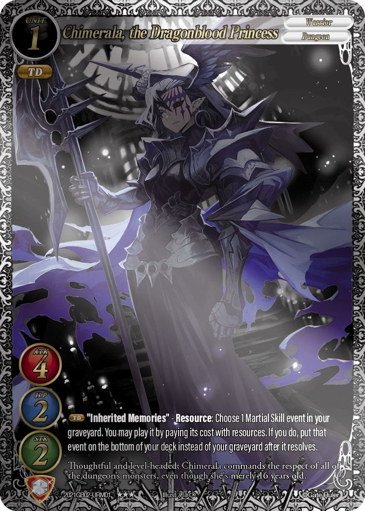 Chimerala the Dragonblood Princess (Uber Rare) (2021) [GB02] - Gate Ruler Single