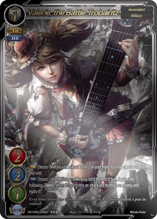 Valerie the Battle Trobairitz (Uber Rare) (2021) [GB02] - Gate Ruler Single
