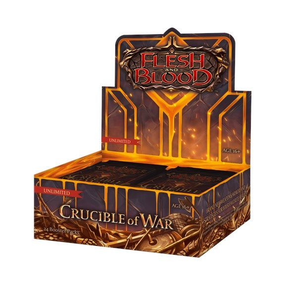 Crucible of War Booster Box [Unlimited Edition] [CRU] - Flesh and Blood TCG Sealed