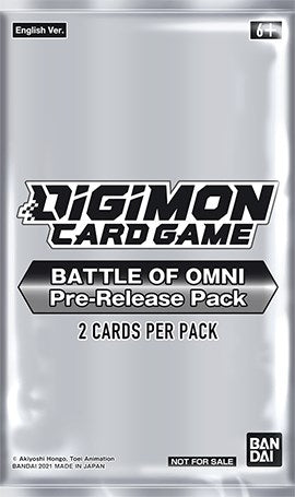 Battle of Omni Pre-Release Pack [BT05_PR] - Digimon Card Game Sealed