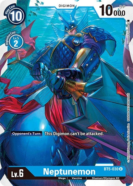 Neptunemon (5030) [BT05] - Digimon Card Game Single