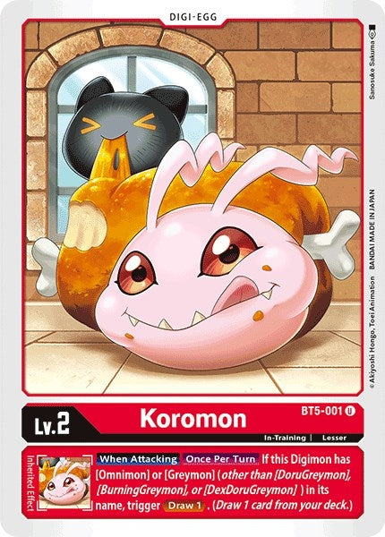 Koromon (5001) [BT05] - Digimon Card Game Single