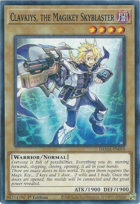 Clavkiys the Magikey Skyblaster (10) (DAMA) - YuGiOh Single