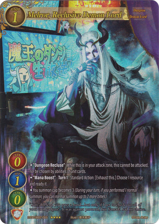 Melror Reclusive Demon Lord (Full Art) (2021) [GB02] - Gate Ruler Single