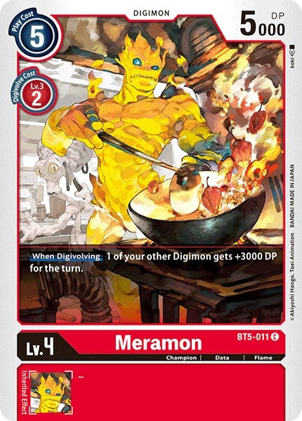 Meramon (5011) [BT05] - Digimon Card Game Single