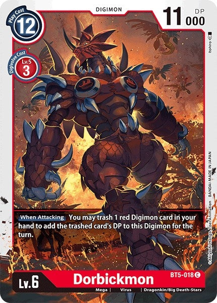 Dorbickmon (5018) [BT05] - Digimon Card Game Single