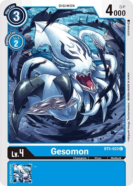 Gesomon (5023) [BT05] - Digimon Card Game Single
