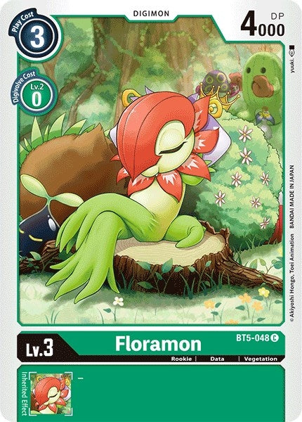 Floramon (5048) [BT05] - Digimon Card Game Single