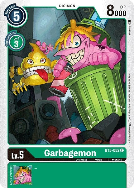 Garbagemon (5052) [BT05] - Digimon Card Game Single