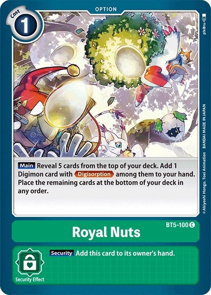 Royal Nuts (5100) [BT05] - Digimon Card Game Single