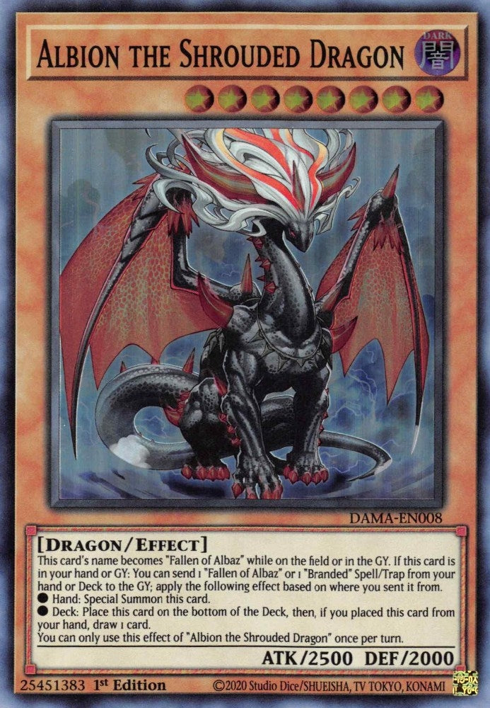 Albion the Shrouded Dragon (8) (DAMA) - YuGiOh Single
