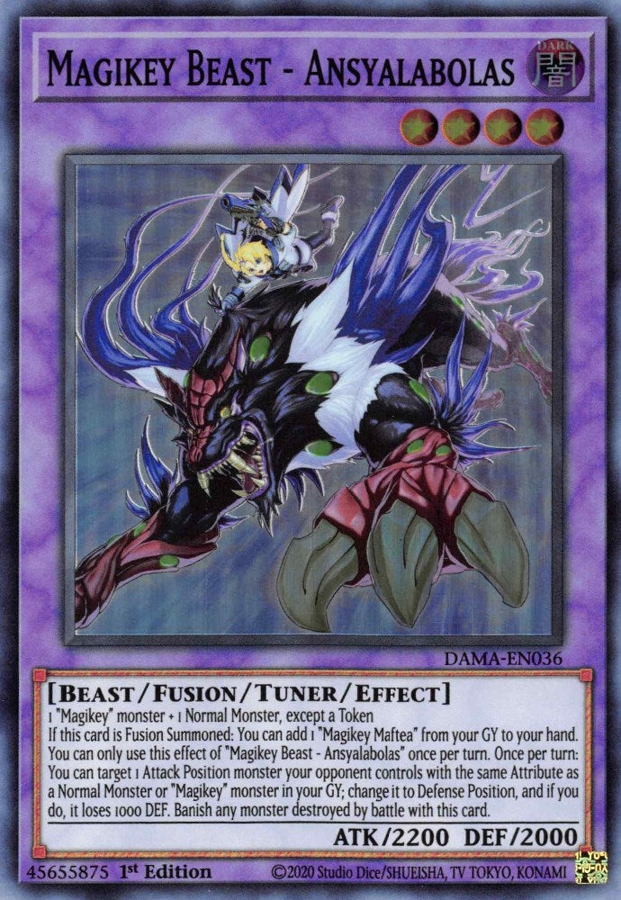 Magikey Beast - Ansyalabolas (36) (DAMA) - YuGiOh Single