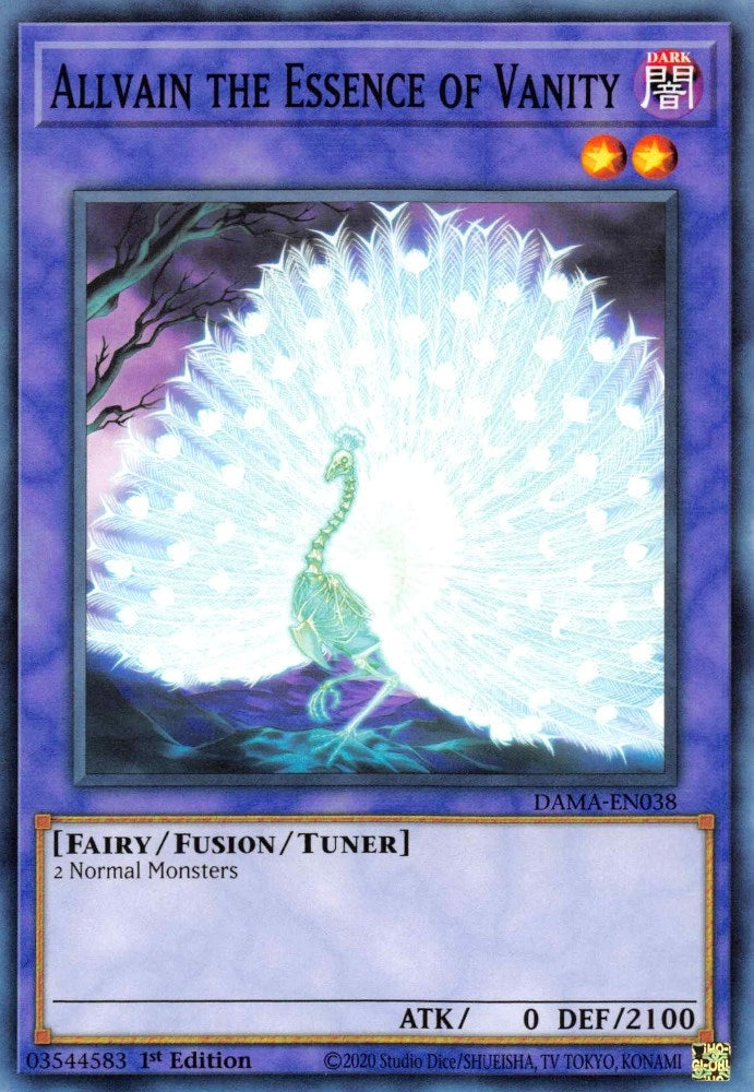 Allvain the Essence of Vanity (38) (DAMA) - YuGiOh Single