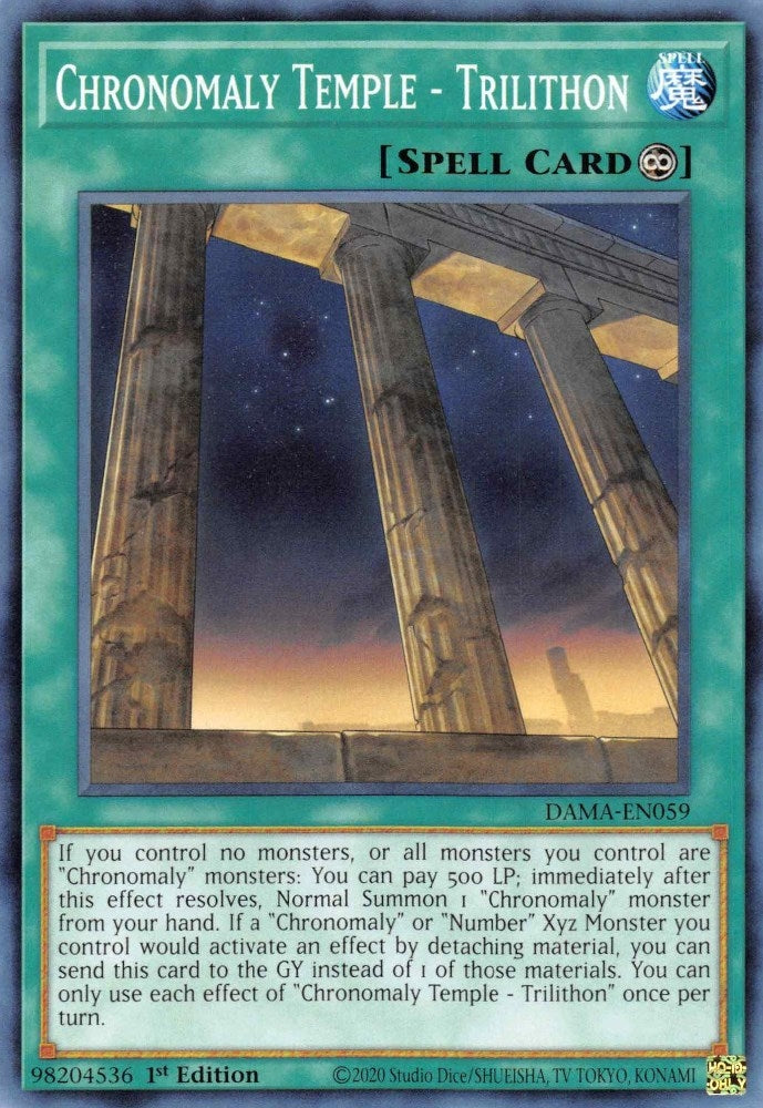 Chronomaly Temple - Trilithon (59) (DAMA) - YuGiOh Single