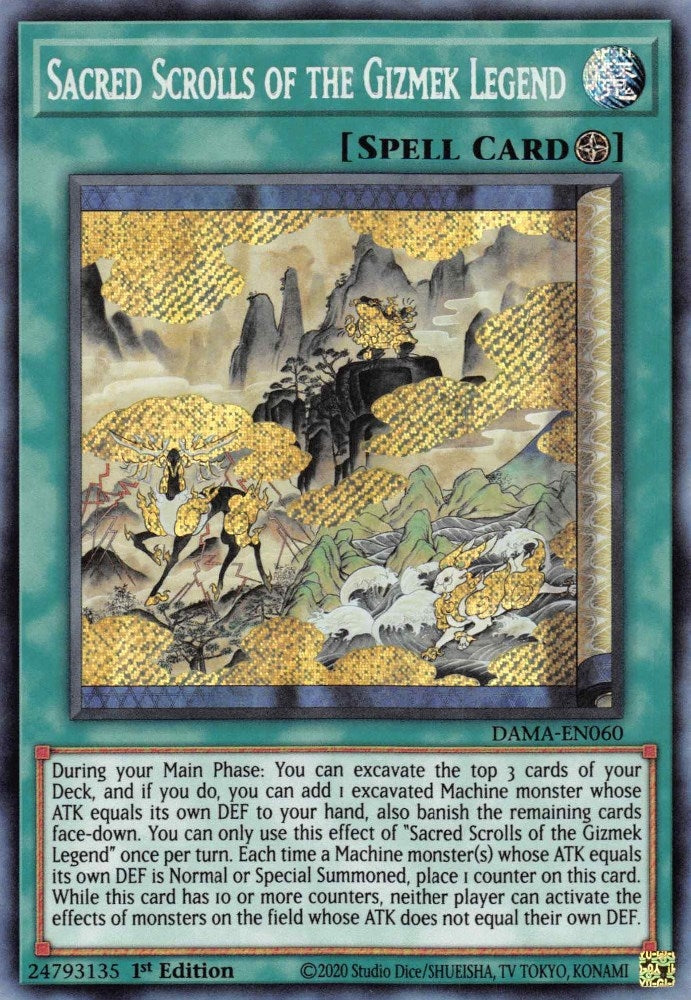 Sacred Scrolls of the Gizmek Legend (60) (DAMA) - YuGiOh Single
