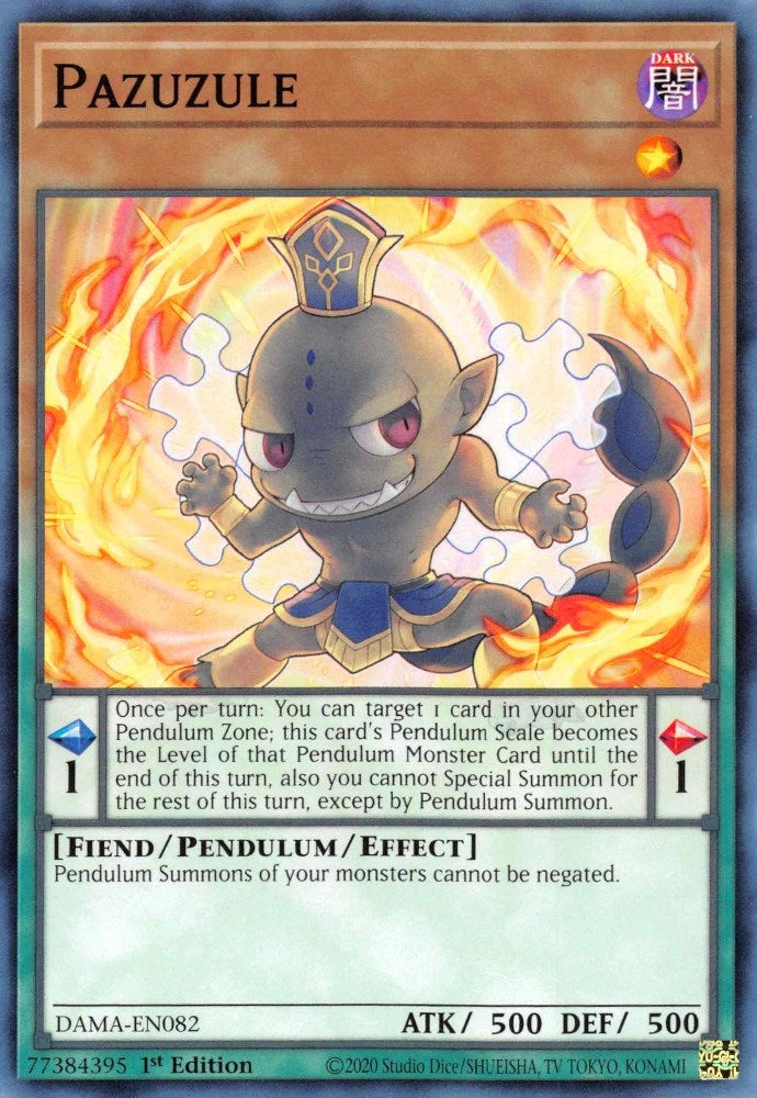 Pazuzule (82) (DAMA) - YuGiOh Single