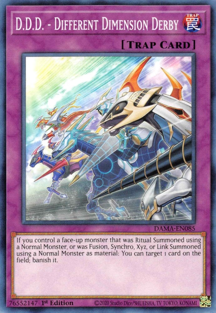 D.D.D. - Different Dimension Derby (85) (DAMA) - YuGiOh Single