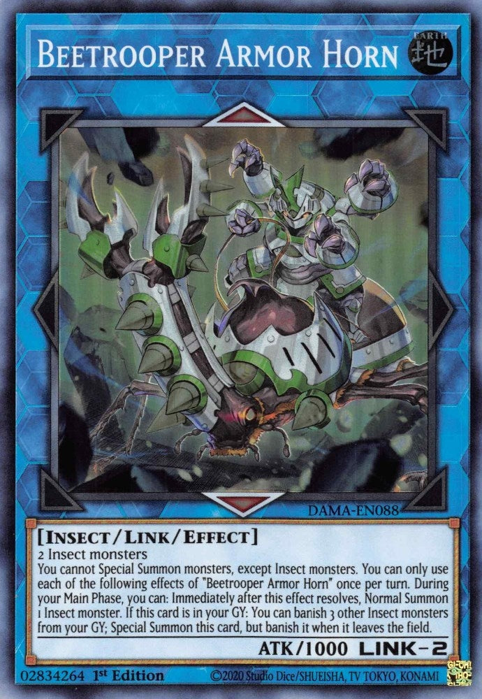 Beetrooper Armor Horn (88) (DAMA) - YuGiOh Single