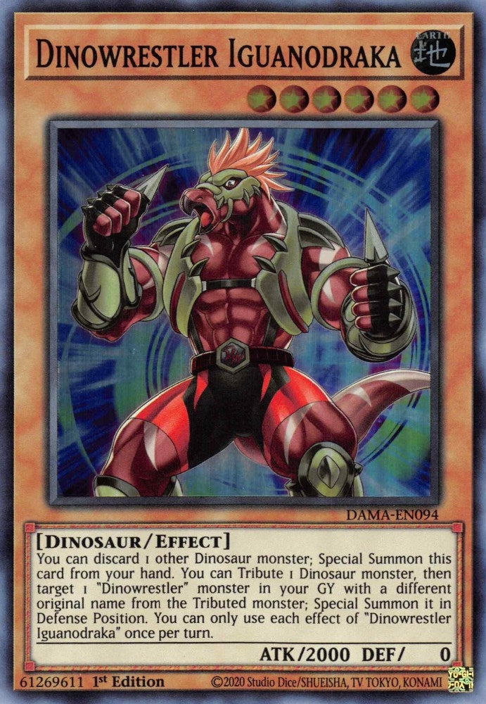 Dinowrestler Iguanodraka (94) (DAMA) - YuGiOh Single