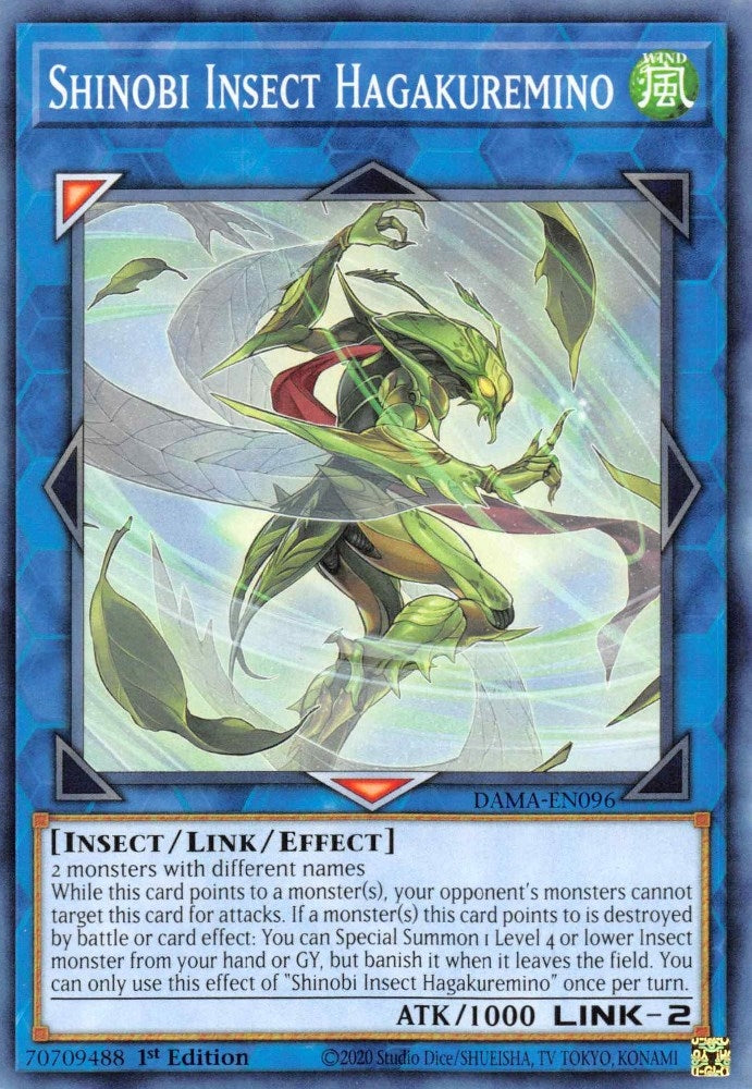Shinobi Insect Hagakuremino (96) (DAMA) - YuGiOh Single