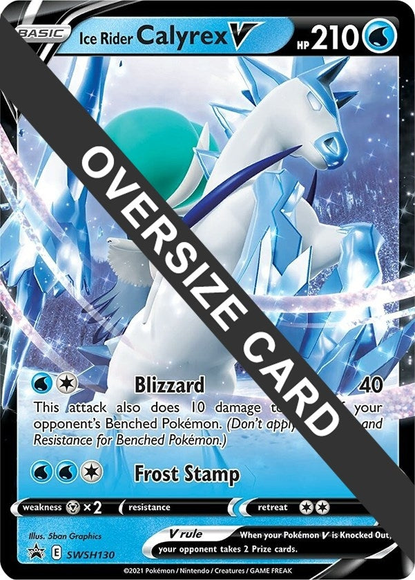 Image for Ice Rider Calyrex V - SWSH130 (SWSH130) (Jumbo Cards) - Pokemon