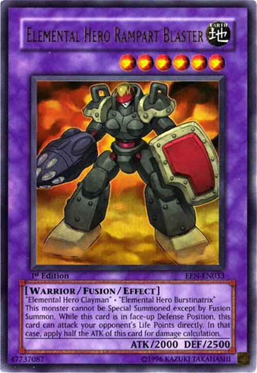 Elemental HERO Rampart Blaster (33) - YuGiOh Single
