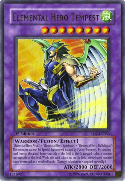 Elemental Hero Tempest (34) - YuGiOh Single