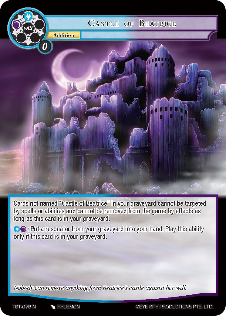 Castle of Beatrice (78) [TST] - Force of Will Single