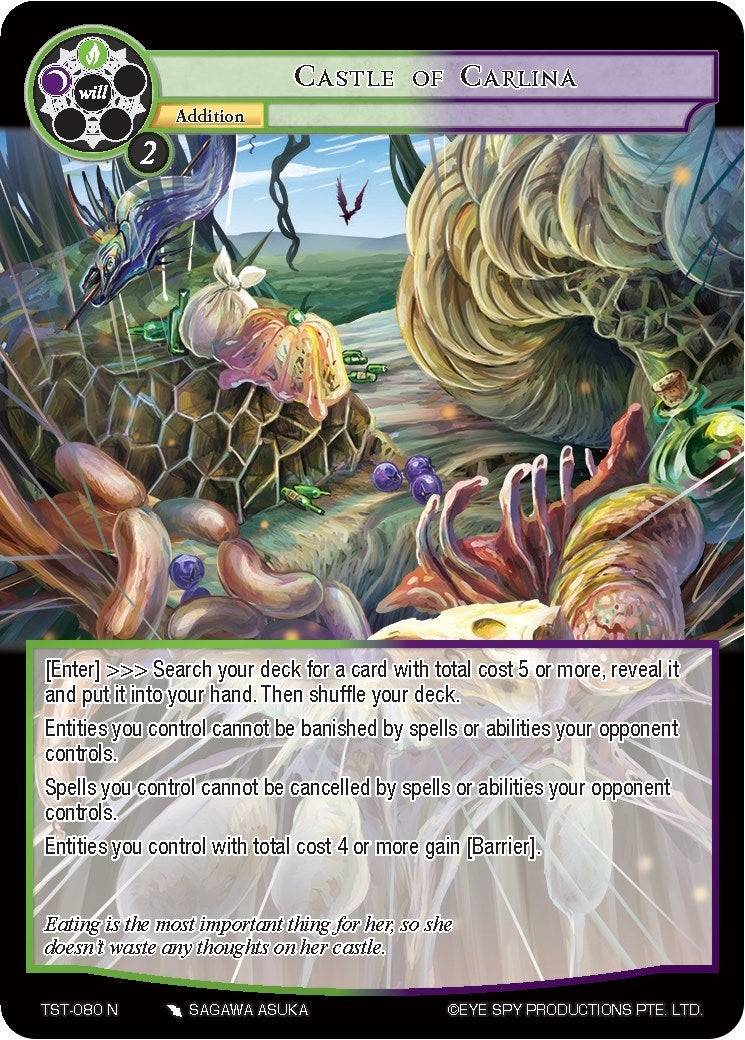 Castle of Carlina (80) [TST] - Force of Will Single