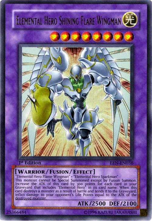 Elemental HERO Shining Flare Wingman (36) - YuGiOh Single