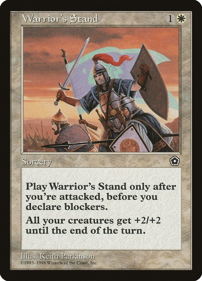 Warrior’s Stand [P02] - MTG Single