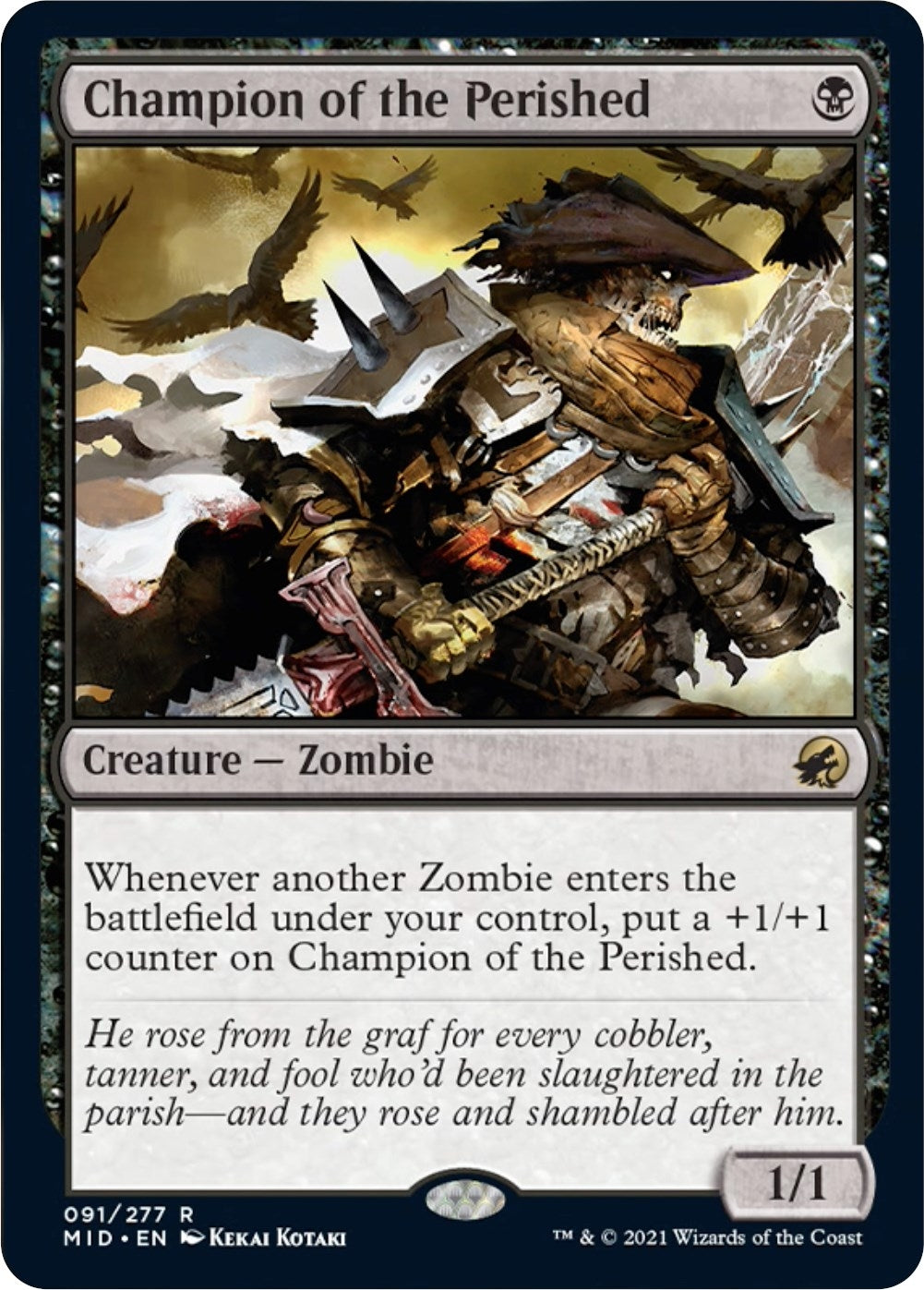Champion of the Perished (91) [MID] - MTG Single