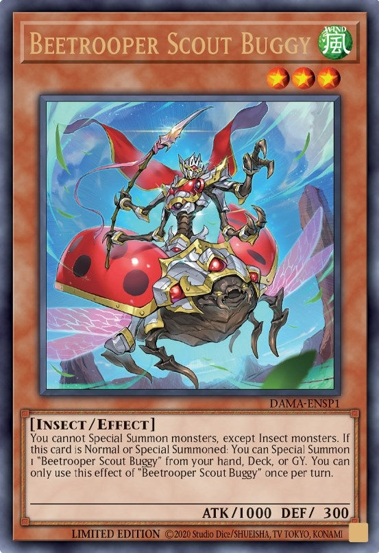 Beetrooper Scout Buggy (DAMA-ENSP1) (1) (DAMA) - YuGiOh Single