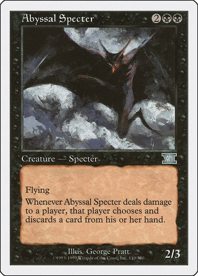 Abyssal Specter (110) [6ED] - MTG Single