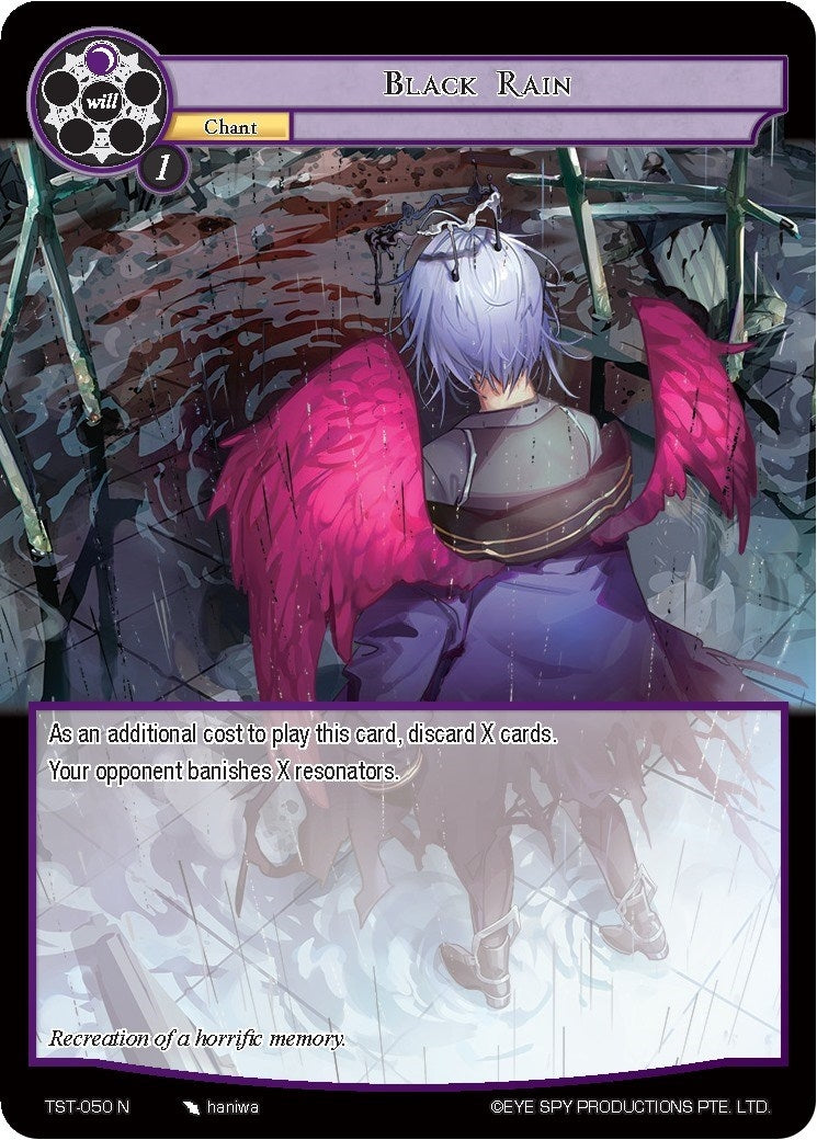 Black Rain (50) [TST] - Force of Will Single