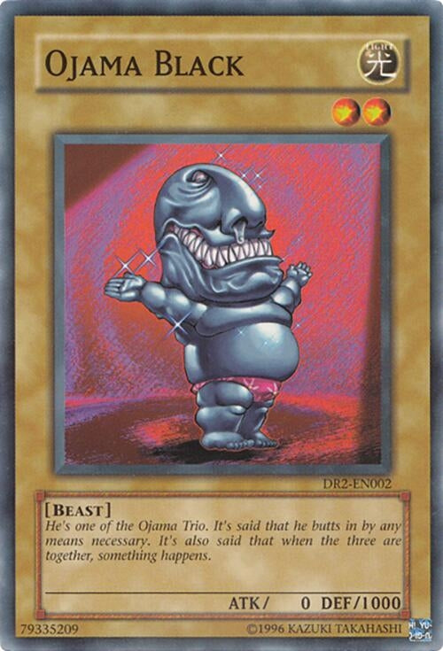 Ojama Black (2002) - YuGiOh Single