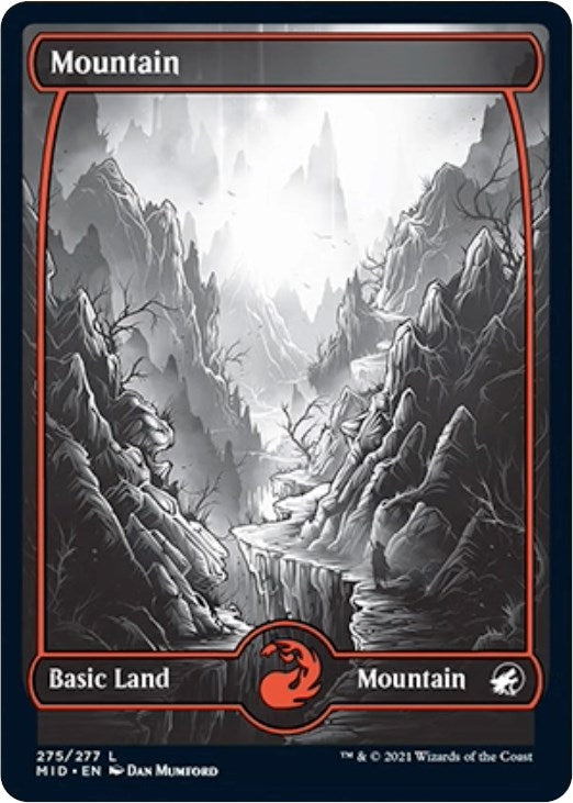 Mountain (275) (275) [MID] - MTG Single