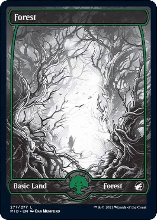 Forest (277) (277) [MID] - MTG Single